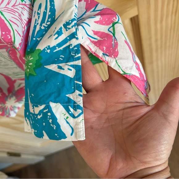 Talbots Lace Bob Floral Tunic. Size Small. - Picture 7 of 11